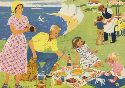 Piknik (kolor lito) autorstwa Audrey Brunton