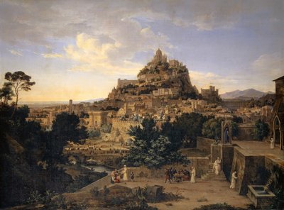Rozkwit średniowiecza, 1829 autorstwa August Ahlborn