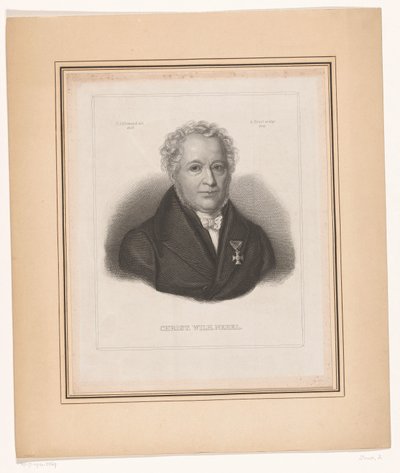 Portret Chrystusa. wilh. Nebel autorstwa August Brust