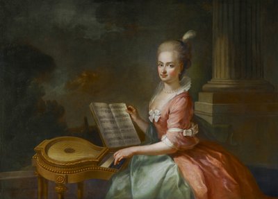 Księżniczka Maria Antonia z Liechtensteinu (1756-1821) autorstwa August Friedrich Oelenhainz