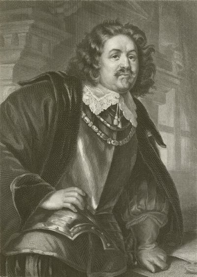 Octavio Piccolomini (grawerowanie) autorstwa August Friedrich Pecht