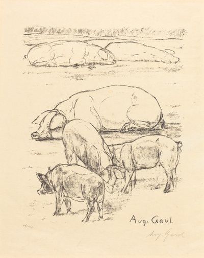 Wieprzowy autorstwa August Gaul