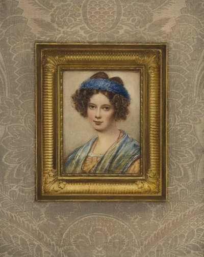 Portret żony Ludwiga von Borstell autorstwa August Grahl