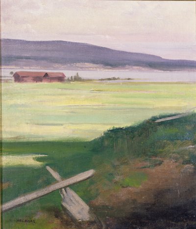 Krajobraz ze Stile, Norrland, Szwecja autorstwa August Hagborg