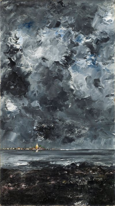 La ville - Miasto - Strindberg, sierpień (1849-1912) - 1903 - Olej na płótnie - 94,5x53 - Muzeum Narodowe w Sztokholmie autorstwa August Johan Strindberg