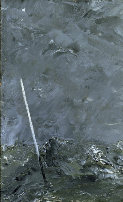Boja Stormy Sea bez Top Mark, 1892 autorstwa August Johan Strindberg