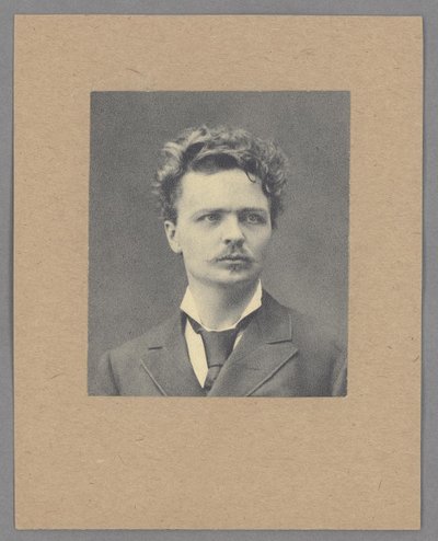 August Strindberg autorstwa August Josef Robert Roesler