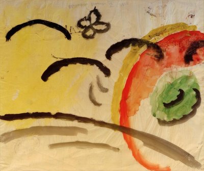 Abstrakcyjny wzór IV, projekt do haftu autorstwa August Macke