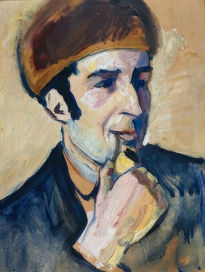 Portret Franza Marca. 1910 autorstwa August Macke