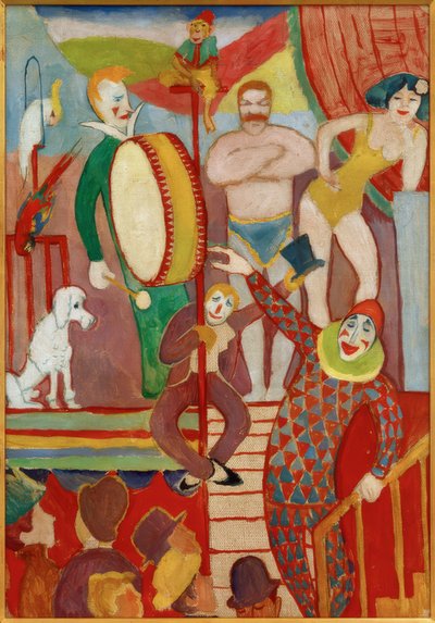 Świat cyrku I autorstwa August Macke