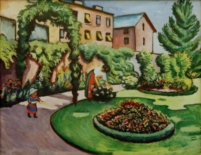 Ogród Macke’sche w Bonn autorstwa August Macke