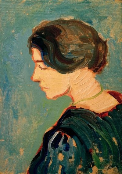 Elisabeth Macke, kierownik studiów autorstwa August Macke