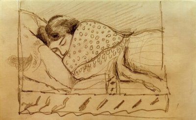 Elisabeth, śpi autorstwa August Macke