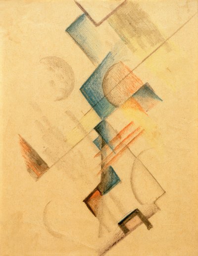 Kształty kolorowe (kształty abstrakcyjne) autorstwa August Macke