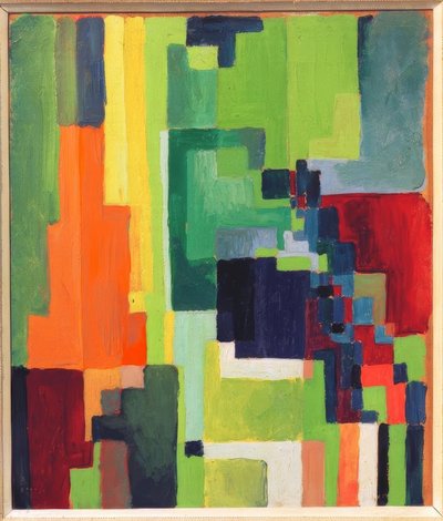 Kolorowe kształty II autorstwa August Macke