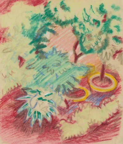Doniczki. autorstwa August Macke