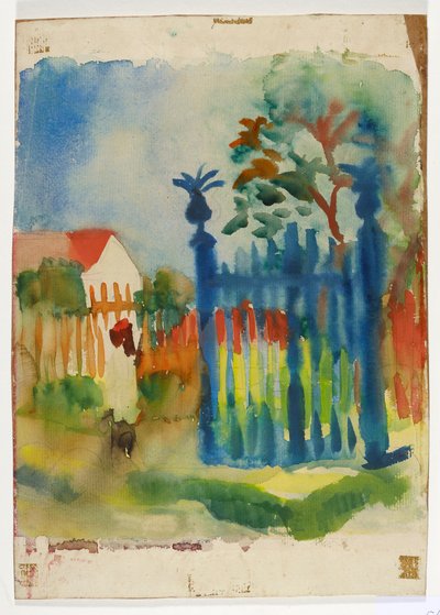Brama ogrodowa autorstwa August Macke