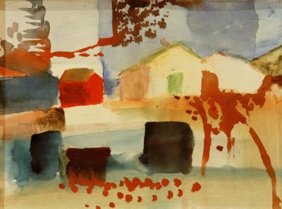 Domy autorstwa August Macke