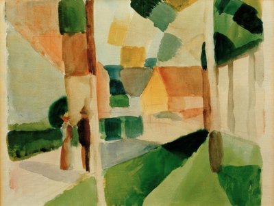 Kandern I autorstwa August Macke