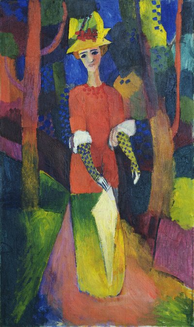 Pani w parku autorstwa August Macke