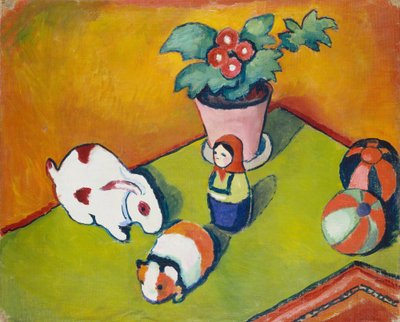Zabawki Małego Waltera autorstwa August Macke