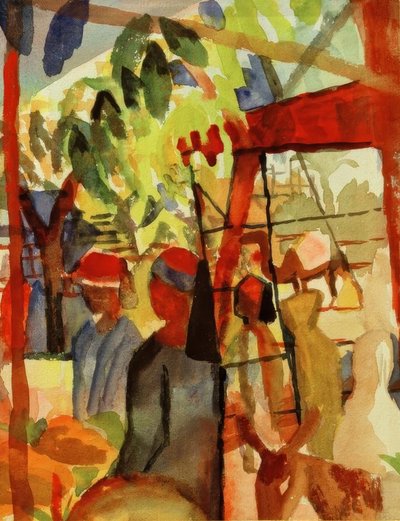 Marktleben autorstwa August Macke
