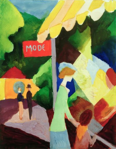 Prezentacja mody autorstwa August Macke
