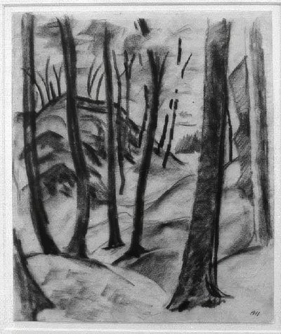 Motyw z Wolfsschlucht autorstwa August Macke