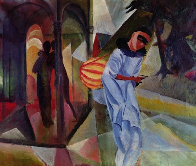 Pierrot autorstwa August Macke