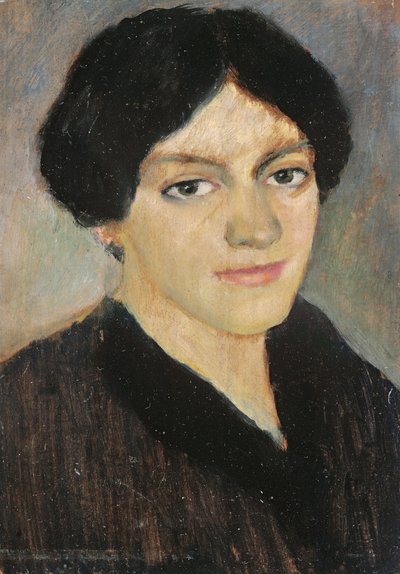 Portret Elisabeth Macke autorstwa August Macke