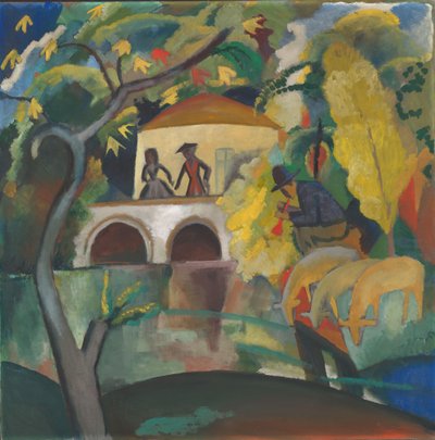 Rokoko autorstwa August Macke