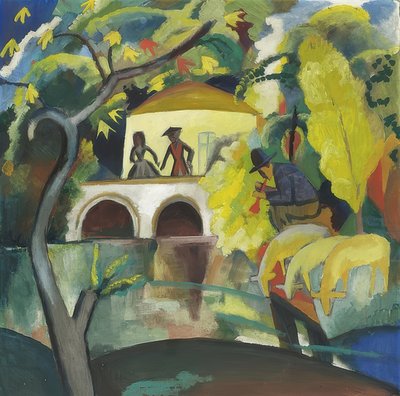Rococo. 1912 autorstwa August Macke
