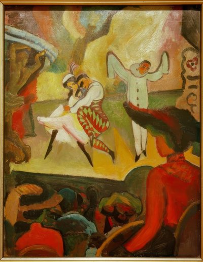 Rosyjski balet I. autorstwa August Macke