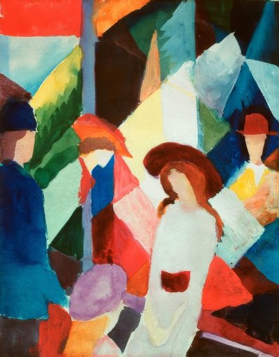 Okno sklepu autorstwa August Macke