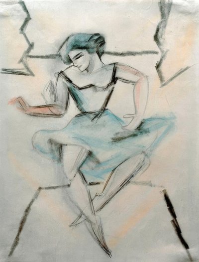 tancerz autorstwa August Macke