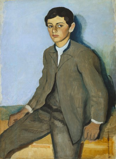 Chłopiec z Tegernsee autorstwa August Macke
