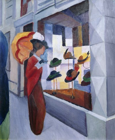 Sklep Millinera autorstwa August Macke