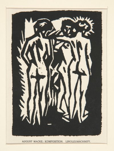 Trzy akty autorstwa August Macke