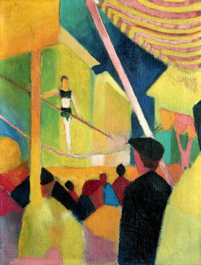 Linoskoczka, ok. 1930 r. 1913 autorstwa August Macke