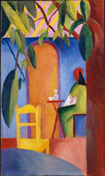 Turecka kawiarnia autorstwa August Macke