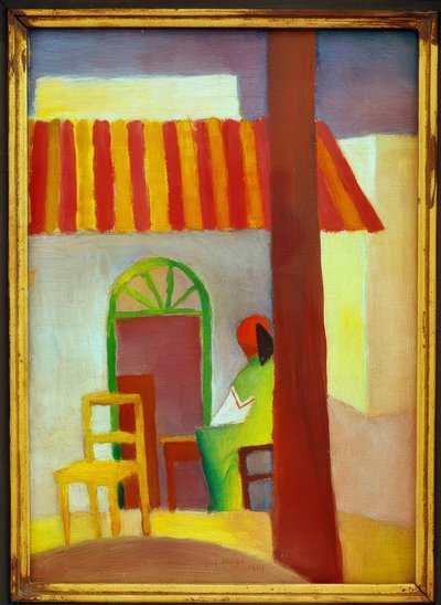 Kawiarnia Turecka I. autorstwa August Macke