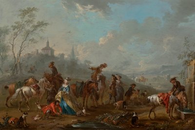 Wyjazd na polowanie autorstwa August Querfurt