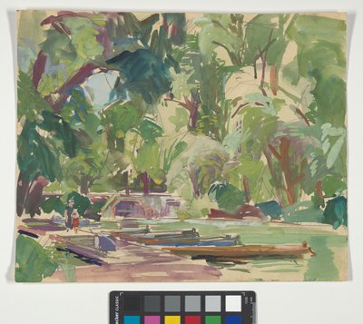 2. Prater – Heustadlwasser autorstwa August Rieger