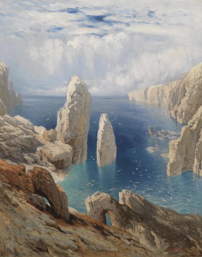 Klify autorstwa August Schaeffer von Wienwald