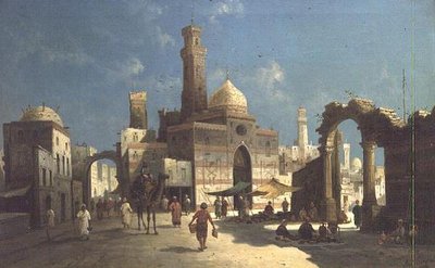 Arabskie miasto autorstwa August Siegen