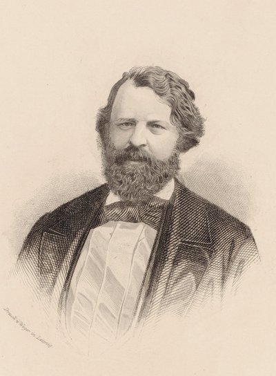Portret skrzypka i kompozytora Josepha Joachima 1831-1907. autorstwa August Weger