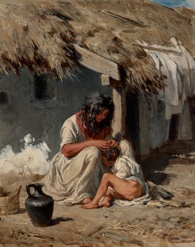 węgierska sielanka autorstwa August von Pettenkofen