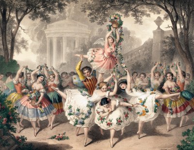 Balet w Operze, francuskiego artysty Pierre-Auguste Belin autorstwa Auguste Belin