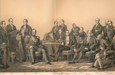 „Kongres Paryski w 1856”, 1907 autorstwa Auguste Blanchard