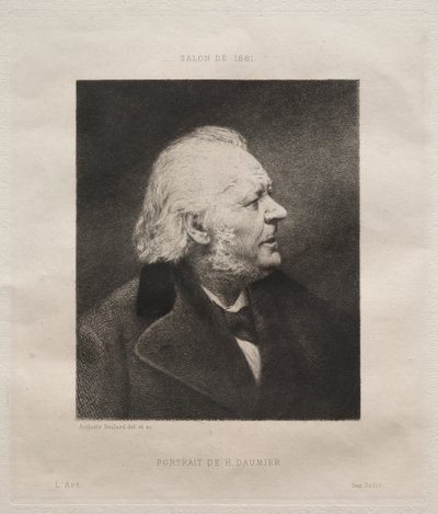 Honoré Daumier, 1881. autorstwa Auguste Boulard